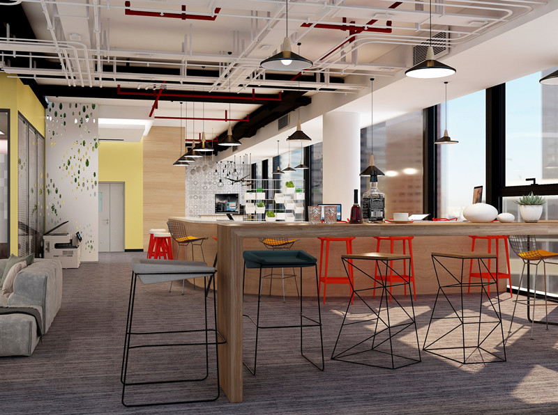 5000平工業(yè)風(fēng)辦公室設(shè)計裝潢圖片-第3張圖片-上海古都建筑設(shè)計集團