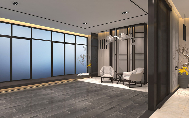 660平米新中式風(fēng)格辦公室裝修圖片-第5張圖片-上海古都建筑設(shè)計集團