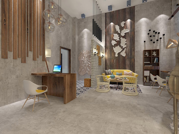 浦東室內(nèi)設(shè)計辦公室裝修效果圖-第3張圖片-上海古都建筑設(shè)計集團