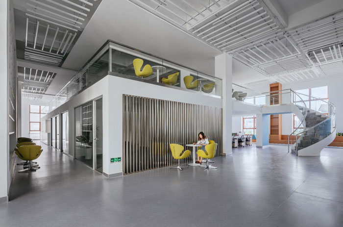 徐匯生物科技公司辦公室裝修設計案例-第4張圖片-上海古都建筑設計集團 徐匯生物科技公司辦公室裝修設計案例-第4張圖片-上海古都建筑設計集團