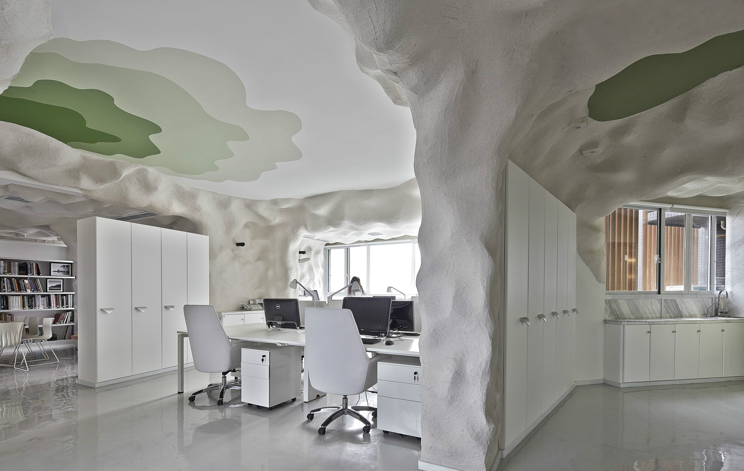 上海山洞風(fēng)格辦公室裝修設(shè)計效果圖-第9張圖片-上海古都建筑設(shè)計集團(tuán)