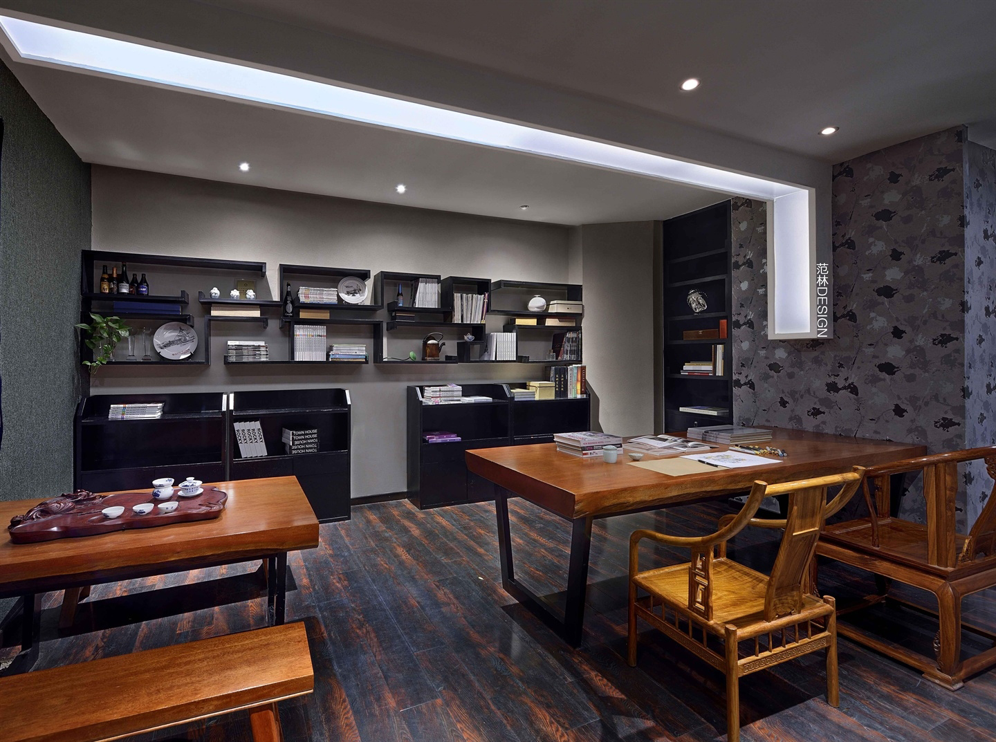 金山區(qū)200平辦公室裝修靜謐風(fēng)格設(shè)計-第7張圖片-上海古都建筑設(shè)計集團(tuán)