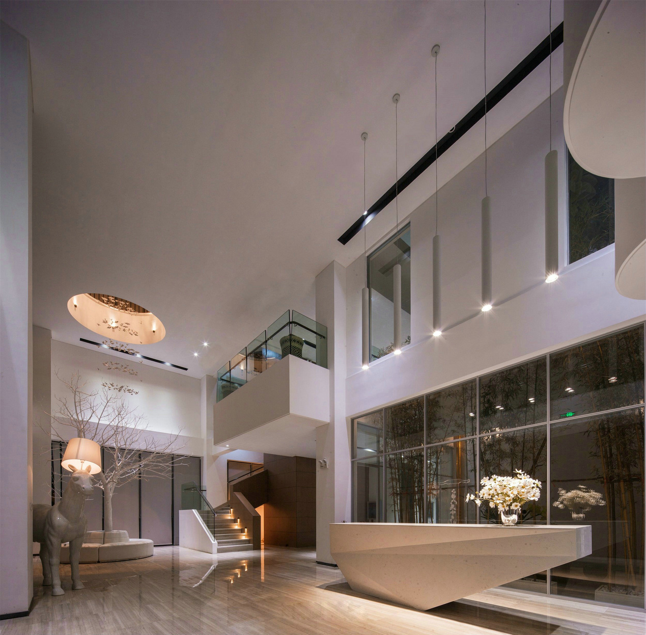 上海現(xiàn)代時(shí)尚風(fēng)格辦公室裝修設(shè)計(jì)-第9張圖片-上海古都建筑設(shè)計(jì)集團(tuán)