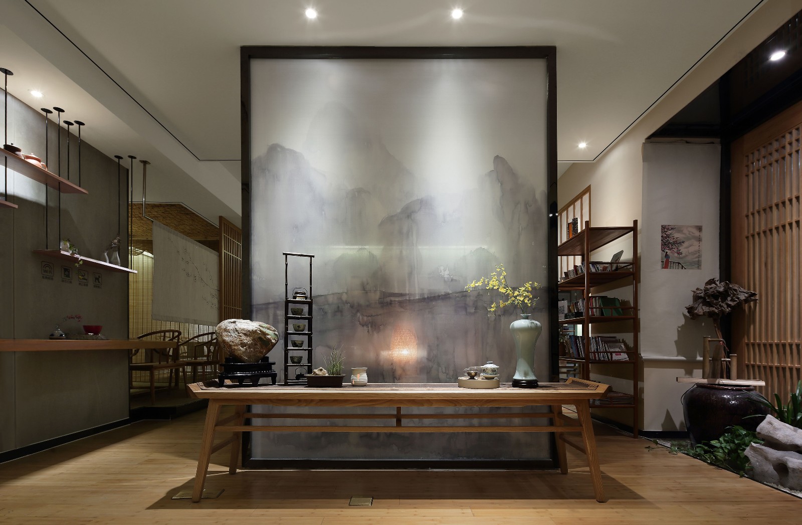 普陀區(qū)120平茶莊裝修設(shè)計-第4張圖片-上海古都建筑設(shè)計集團 普陀區(qū)120平茶莊裝修設(shè)計-第4張圖片-上海古都建筑設(shè)計集團