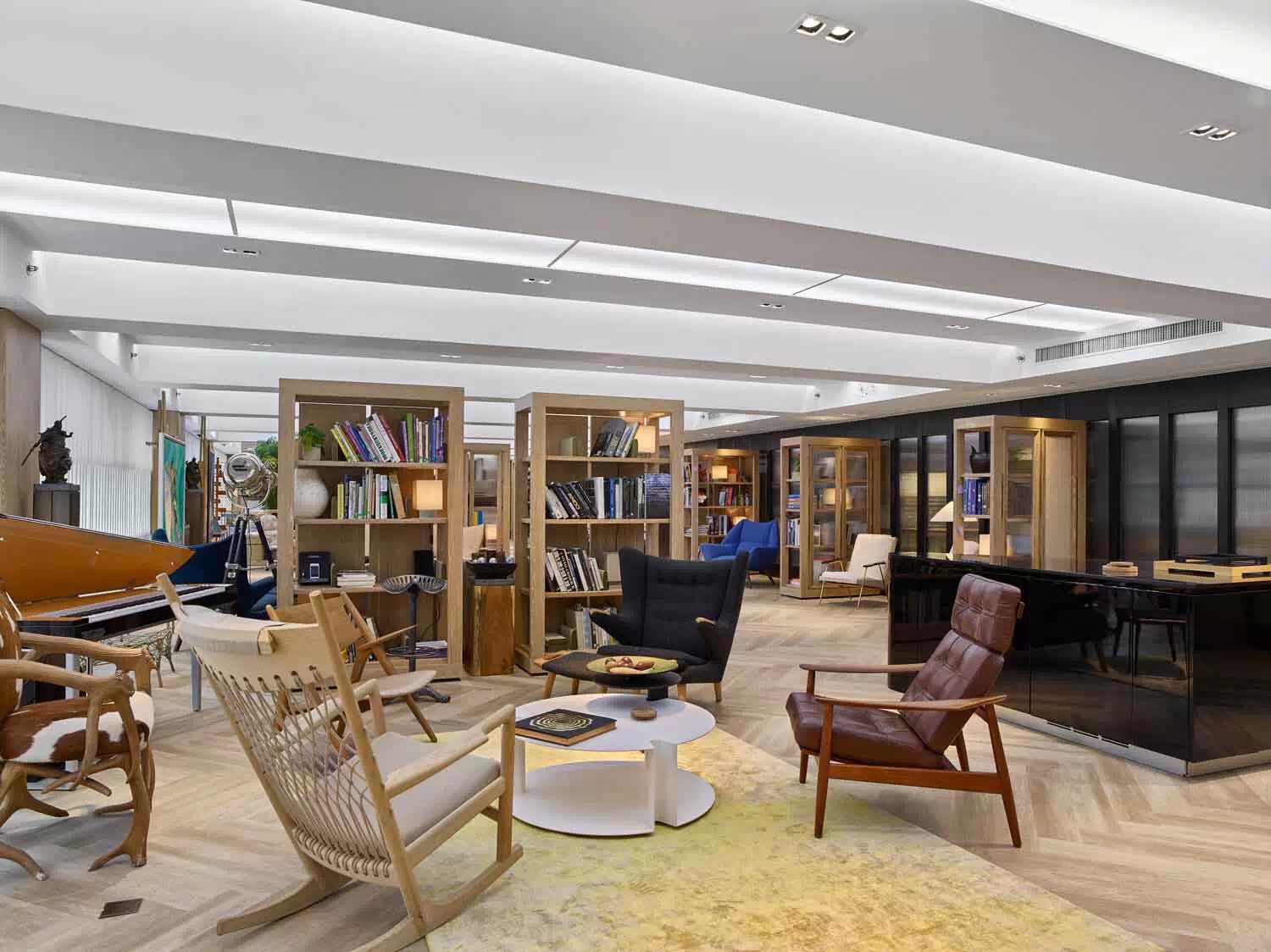 簡約圖書室辦公室裝修設(shè)計-第5張圖片-上海古都建筑設(shè)計集團 簡約圖書室辦公室裝修設(shè)計-第5張圖片-上海古都建筑設(shè)計集團