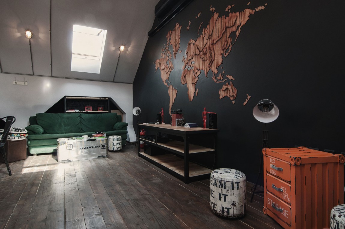 浦東新區(qū)120平工業(yè)風咖啡廳裝修設計-第6張圖片-上海古都建筑設計集團