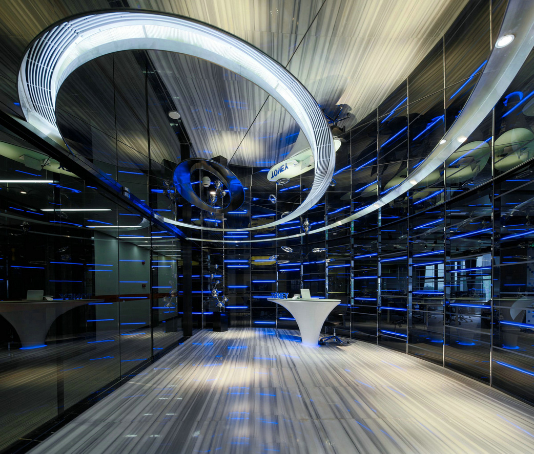 保利科技風辦公室裝修設(shè)計-第3張圖片-上海古都建筑設(shè)計集團