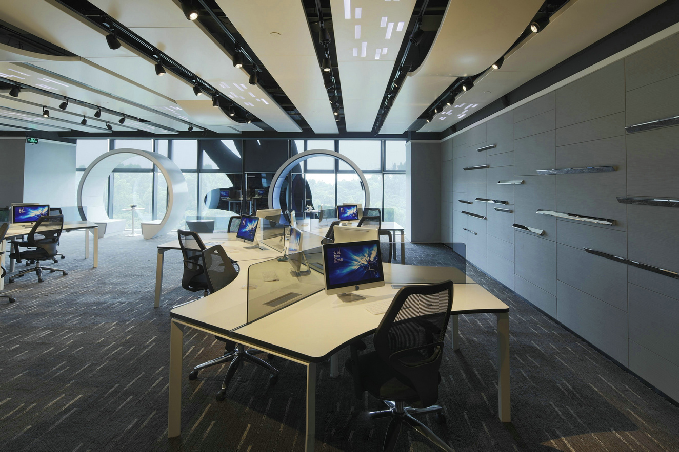 保利科技風辦公室裝修設(shè)計-第8張圖片-上海古都建筑設(shè)計集團
