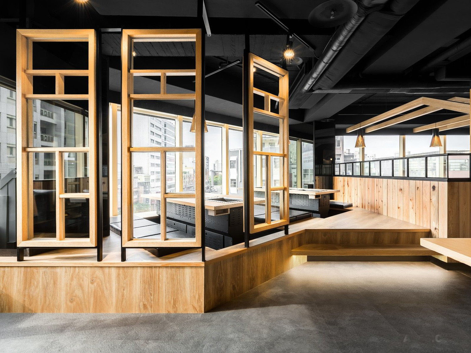 青浦區(qū)韓式烤肉辦公室裝修設(shè)計-第1張圖片-上海古都建筑設(shè)計集團(tuán)