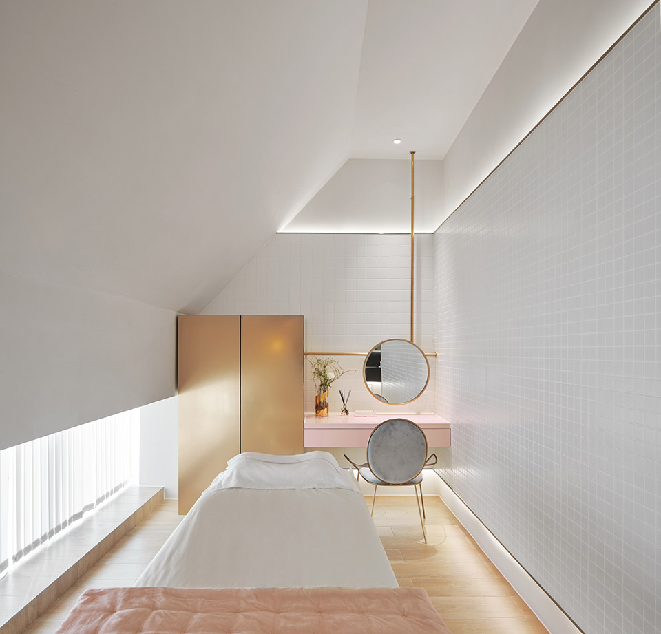 黃浦區(qū)簡約風美容會所裝修設(shè)計-第6張圖片-上海古都建筑設(shè)計集團