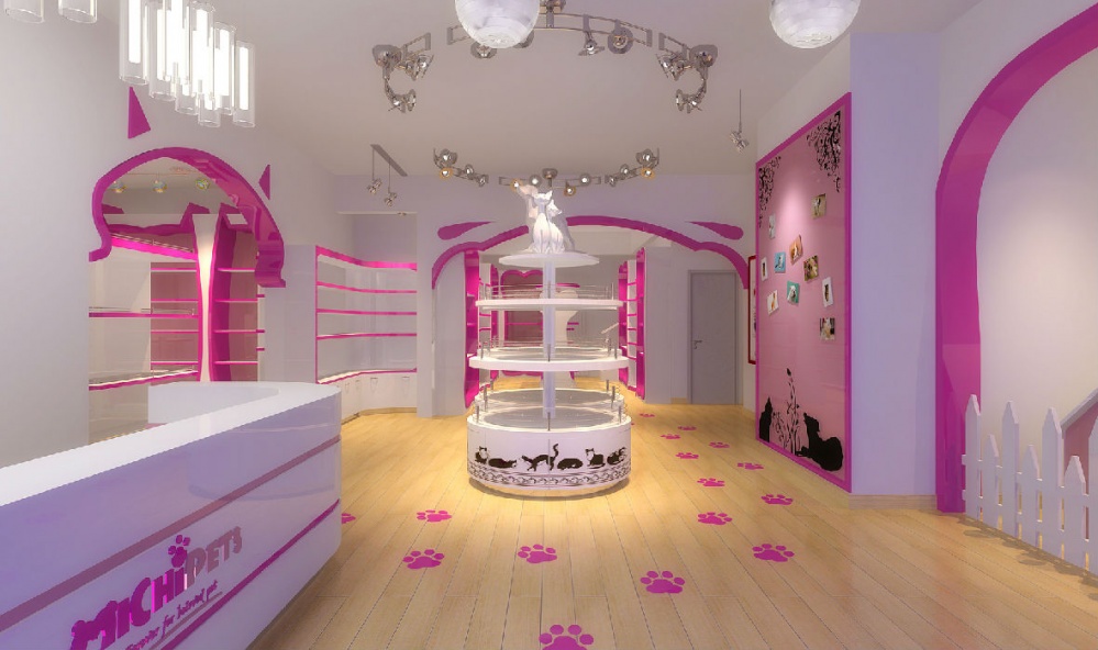 嘉定區(qū)粉色系寵物店裝修設(shè)計-第1張圖片-上海古都建筑設(shè)計集團 嘉定區(qū)粉色系寵物店裝修設(shè)計-第1張圖片-上海古都建筑設(shè)計集團