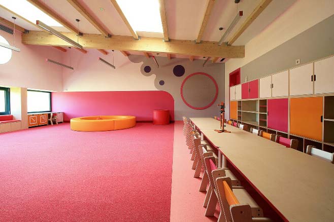 空曠明亮幼兒園裝修設計-第4張圖片-上海古都建筑設計集團 空曠明亮幼兒園裝修設計-第4張圖片-上海古都建筑設計集團