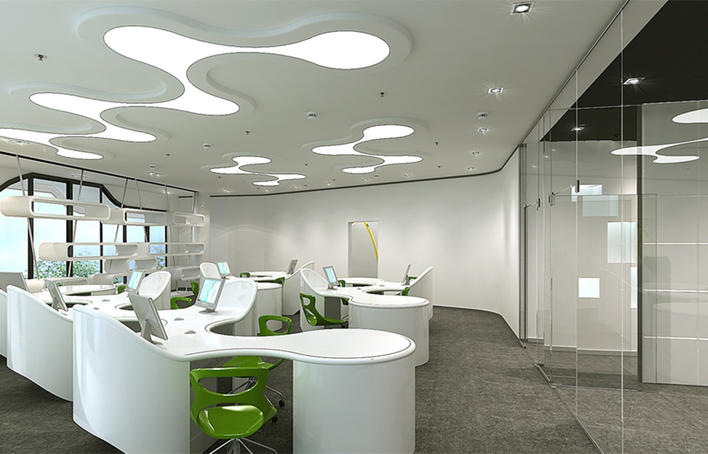 化妝品公司辦公樓裝修設(shè)計(jì)-第1張圖片-上海古都建筑設(shè)計(jì)集團(tuán)