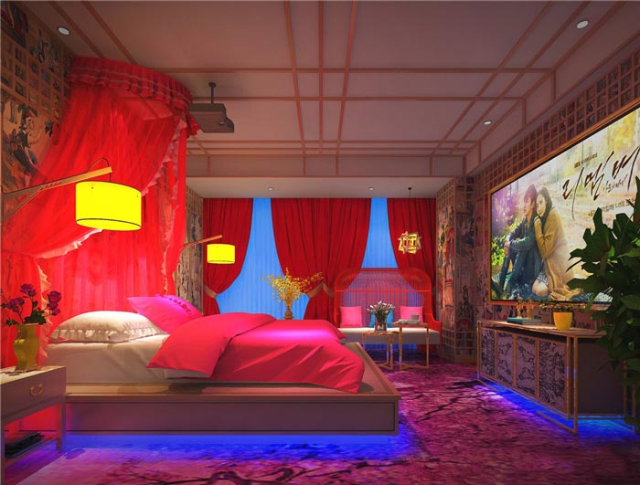個性情侶主題酒店裝修設(shè)計-第2張圖片-上海古都建筑設(shè)計集團(tuán) 個性情侶主題酒店裝修設(shè)計-第2張圖片-上海古都建筑設(shè)計集團(tuán)