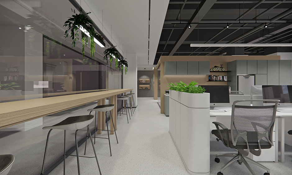 簡約科技風格辦公室裝修設計-第2張圖片-上海古都建筑設計集團 簡約科技風格辦公室裝修設計-第2張圖片-上海古都建筑設計集團