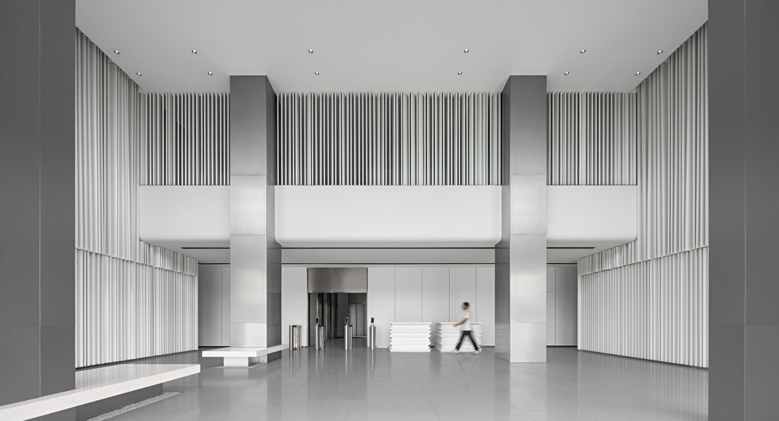 灰白簡約風(fēng)格辦公室裝修設(shè)計-第4張圖片-上海古都建筑設(shè)計集團