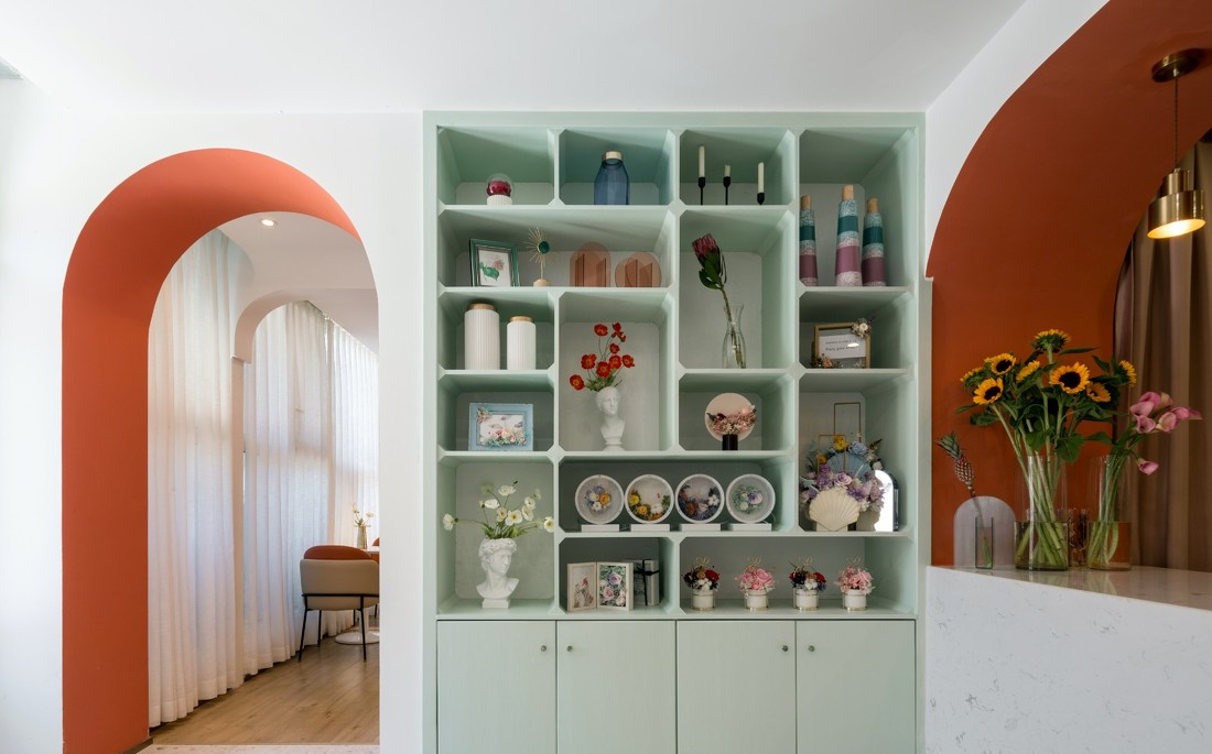 小型清新休閑花店裝修設(shè)計-第3張圖片-上海古都建筑設(shè)計集團(tuán)