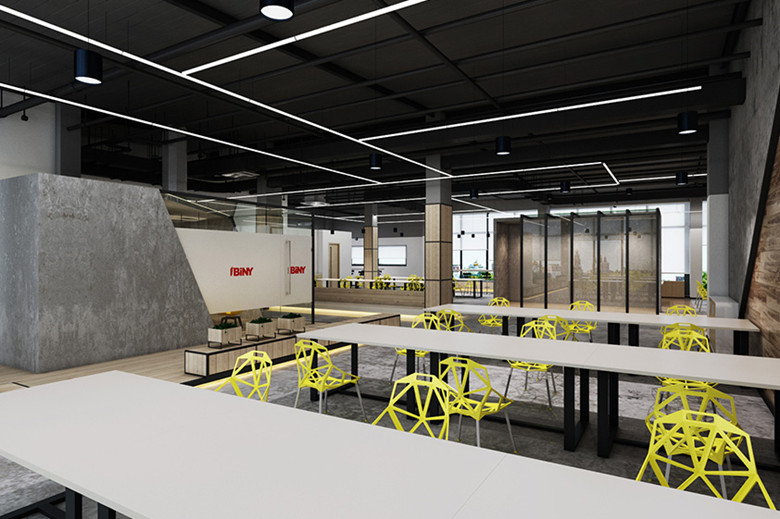 1200平電器公司辦公室設(shè)計裝飾效果-第5張圖片-上海古都建筑設(shè)計集團(tuán)