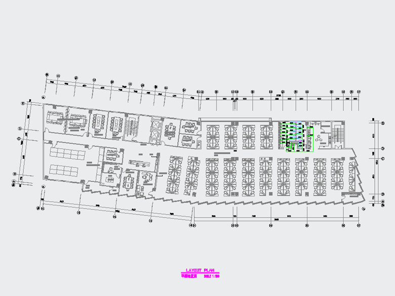 松江2000平車間加辦公室設(shè)計布局方案-辦公室裝修設(shè)計效果圖-第1張圖片-上海古都建筑設(shè)計集團(tuán)
