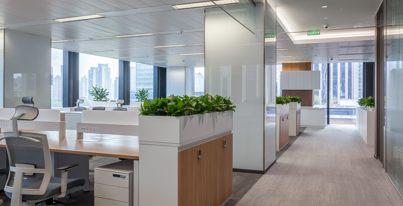 2100平金融機構(gòu)辦公室設(shè)計布局方案-辦公室裝修設(shè)計效果圖-第5張圖片-上海古都建筑設(shè)計集團